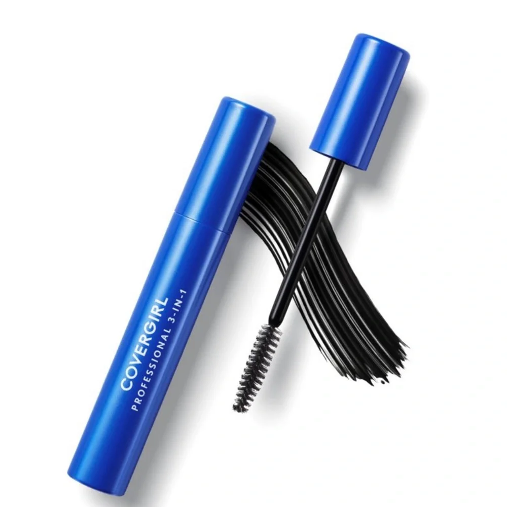 Covergirl Professional 3-in-1 Curved Brush Mascara, 225 black noir volum…